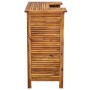 Mesa alta de bar de madera de acacia maciza 110x50x105 cm de , Mesas de jardín - Ref: Foro24-44007, Precio: 205,83 €, Descuen...
