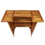Mesa alta de bar de madera de acacia maciza 110x50x105 cm de , Mesas de jardín - Ref: Foro24-44007, Precio: 205,83 €, Descuen...