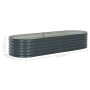 Arriate de acero galvanizado gris 240x80x44 cm de vidaXL, Maceteros y jardineras - Ref: Foro24-45528, Precio: 149,28 €, Descu...