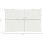 Toldo de vela blanco HDPE 160 g/m² 2,5x5 m de , Sombrillas - Ref: Foro24-311236, Precio: 36,68 €, Descuento: %