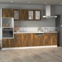 Armario inferior contrachapado roble ahumado 80x46x81,5cm de , Armarios de cocina - Ref: Foro24-815579, Precio: 102,77 €, Des...