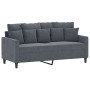 Juego de sofás con cojines 2 piezas terciopelo gris oscuro de , Sofás - Ref: Foro24-3201701, Precio: 424,48 €, Descuento: %