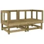 Garten-Ecksofas 2 Stk. massives imprägniertes Holz von , Modulare Sofas für den Außenbereich - Ref: Foro24-825400, Preis: 113...