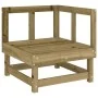 Garten-Ecksofas 2 Stk. massives imprägniertes Holz von , Modulare Sofas für den Außenbereich - Ref: Foro24-825400, Preis: 113...