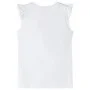 Camiseta infantil de manga volante crudo 116 de , Camisetas para niños - Ref: Foro24-11321, Precio: 8,19 €, Descuento: %