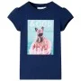 Camiseta infantil azul marino 140 de , Camisetas para niños - Ref: Foro24-11218, Precio: 8,52 €, Descuento: %