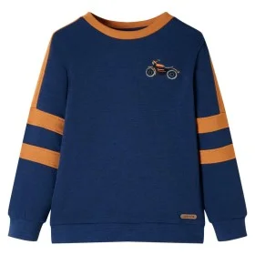 Sudadera infantil azul añil 116 de , Camisetas para niños - Ref: Foro24-12671, Precio: 12,20 €, Descuento: %