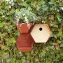 Capi Casita para pájaros Hive 1 agujero redondo marrón 19x23x20 cm de , Pajareras - Ref: Foro24-447494, Precio: 24,42 €, Desc...