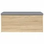 Bank mit Stauraum aus Sonoma-Eiche, 102 x 42 x 45 cm von , Bänke für Hallen und Lager - Ref: Foro24-835056, Preis: 129,88 €, ...