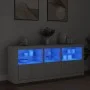 Aparador con luces LED blanco 162x37x67 cm de , Aparadores - Ref: Foro24-3208995, Precio: 217,07 €, Descuento: %