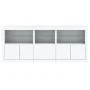 Aparador con luces LED blanco 162x37x67 cm de , Aparadores - Ref: Foro24-3208995, Precio: 217,07 €, Descuento: %