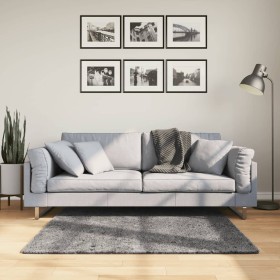 Alfombra de pelo corto suave lavable HUARTE antracita 120x120cm de , Alfombras - Ref: Foro24-374999, Precio: 62,86 €, Descuen...