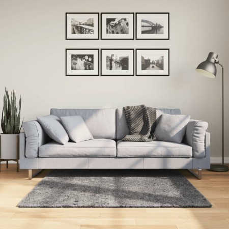 Alfombra de pelo corto suave lavable HUARTE antracita 120x120cm de , Alfombras - Ref: Foro24-374999, Precio: 62,86 €, Descuen...