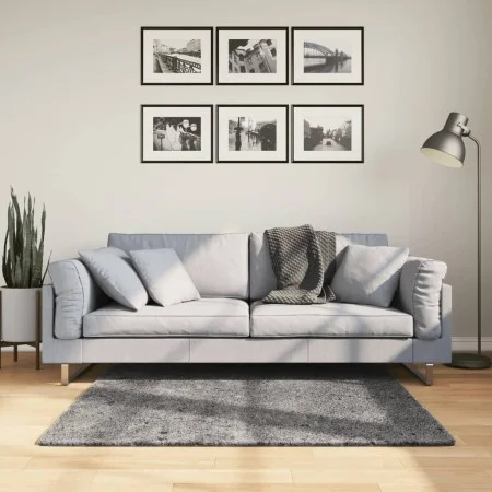 Alfombra de pelo corto suave lavable HUARTE antracita 120x120cm de , Alfombras - Ref: Foro24-374999, Precio: 61,76 €, Descuen...