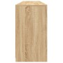 Aparador con luces LED roble Sonoma 162x37x67 cm de , Aparadores - Ref: Foro24-3208997, Precio: 193,09 €, Descuento: %