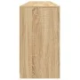 Aparador con luces LED roble Sonoma 162x37x67 cm de , Aparadores - Ref: Foro24-3208997, Precio: 186,73 €, Descuento: %