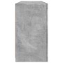 Aparador con luces LED gris hormigón 142,5x37x67 cm de , Aparadores - Ref: Foro24-3209068, Precio: 178,44 €, Descuento: %