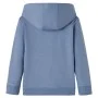 Sudadera infantil con capucha azul melange 128 de , Camisetas para niños - Ref: Foro24-13017, Precio: 13,16 €, Descuento: %