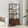 Librería 3 estantes madera ingeniería marrón 41x30x109,5 cm de , Librerías y estanterías - Ref: Foro24-839002, Precio: 42,99 ...