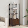 Librería 3 estantes madera ingeniería marrón 41x30x109,5 cm de , Librerías y estanterías - Ref: Foro24-839002, Precio: 43,45 ...