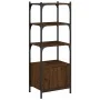 Librería 3 estantes madera ingeniería marrón 41x30x109,5 cm de , Librerías y estanterías - Ref: Foro24-839002, Precio: 42,99 ...