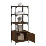 Librería 3 estantes madera ingeniería marrón 41x30x109,5 cm de , Librerías y estanterías - Ref: Foro24-839002, Precio: 42,99 ...