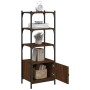 Librería 3 estantes madera ingeniería marrón 41x30x109,5 cm de , Librerías y estanterías - Ref: Foro24-839002, Precio: 43,45 ...