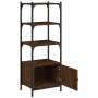 Librería 3 estantes madera ingeniería marrón 41x30x109,5 cm de , Librerías y estanterías - Ref: Foro24-839002, Precio: 43,45 ...