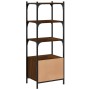 Librería 3 estantes madera ingeniería marrón 41x30x109,5 cm de , Librerías y estanterías - Ref: Foro24-839002, Precio: 43,45 ...
