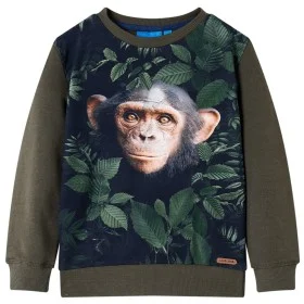Sudadera infantil caqui 140 de , Camisetas para niños - Ref: Foro24-13048, Precio: 12,22 €, Descuento: %