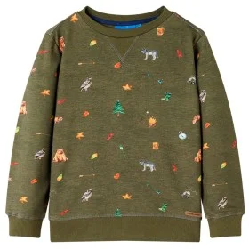 Sudadera infantil caqui 116 de , Camisetas para niños - Ref: Foro24-13131, Precio: 12,50 €, Descuento: %