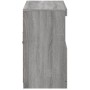 Aparador con luces LED gris Sonoma 81x37x67 cm de , Aparadores - Ref: Foro24-836663, Precio: 90,23 €, Descuento: %