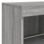 Aparador con luces LED gris Sonoma 81x37x67 cm de , Aparadores - Ref: Foro24-836663, Precio: 90,23 €, Descuento: %