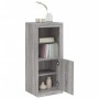 Aparador con luces LED gris Sonoma 41x37x100 cm de , Aparadores - Ref: Foro24-836649, Precio: 78,67 €, Descuento: %