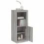 Aparador con luces LED gris Sonoma 41x37x100 cm de , Aparadores - Ref: Foro24-836649, Precio: 77,74 €, Descuento: %
