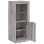 Aparador con luces LED gris Sonoma 41x37x100 cm de , Aparadores - Ref: Foro24-836649, Precio: 78,67 €, Descuento: %