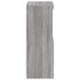 Aparador con luces LED gris Sonoma 41x37x100 cm de , Aparadores - Ref: Foro24-836649, Precio: 78,67 €, Descuento: %