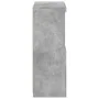 Aparador con luces LED gris hormigón 60,5x37x100 cm de , Aparadores - Ref: Foro24-836668, Precio: 73,91 €, Descuento: %