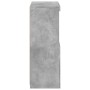 Aparador con luces LED gris hormigón 60,5x37x100 cm de , Aparadores - Ref: Foro24-836668, Precio: 75,95 €, Descuento: %