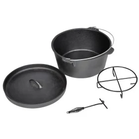 Horno Holandés Olla De Cocinar 9Qt de vidaXL, Ollas de hierro - Ref: Foro24-40519, Precio: 77,21 €, Descuento: %