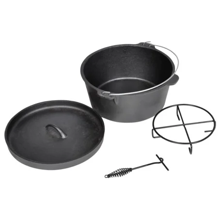Horno Holandés Olla De Cocinar 9Qt de vidaXL, Ollas de hierro - Ref: Foro24-40519, Precio: 77,21 €, Descuento: %