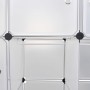 Armario modular con 14 compartimentos blanco 37x146x180,5 cm en Armarios roperos | Comprar online en Foru.es