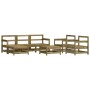 Juego de muebles de jardín 7 pzas madera de pino impregnada de , Conjuntos de jardín - Ref: Foro24-3186255, Precio: 401,15 €,...