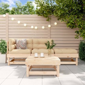 Juego de muebles de jardín 4 piezas madera maciza de pino de , Conjuntos de jardín - Ref: Foro24-3186480, Precio: 188,87 €, D...