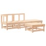 Juego de muebles de jardín 4 piezas madera maciza de pino de , Conjuntos de jardín - Ref: Foro24-3186480, Precio: 188,87 €, D...