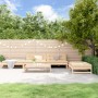 Juego de sofás de jardín 5 piezas madera maciza de pino de , Conjuntos de jardín - Ref: Foro24-3186634, Precio: 455,46 €, Des...
