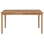 Mesa de jardín de madera maciza de teca 150x90x77 cm de vidaXL, Mesas de jardín - Ref: Foro24-44997, Precio: 264,14 €, Descue...