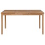 Mesa de jardín de madera maciza de teca 150x90x77 cm de vidaXL, Mesas de jardín - Ref: Foro24-44997, Precio: 268,86 €, Descue...