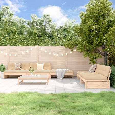 Juego de muebles de jardín 6 piezas madera maciza de pino de , Conjuntos de jardín - Ref: Foro24-3186641, Precio: 569,41 €, D...