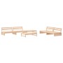 Juego de muebles de jardín 6 piezas madera maciza de pino de , Conjuntos de jardín - Ref: Foro24-3186641, Precio: 569,41 €, D...